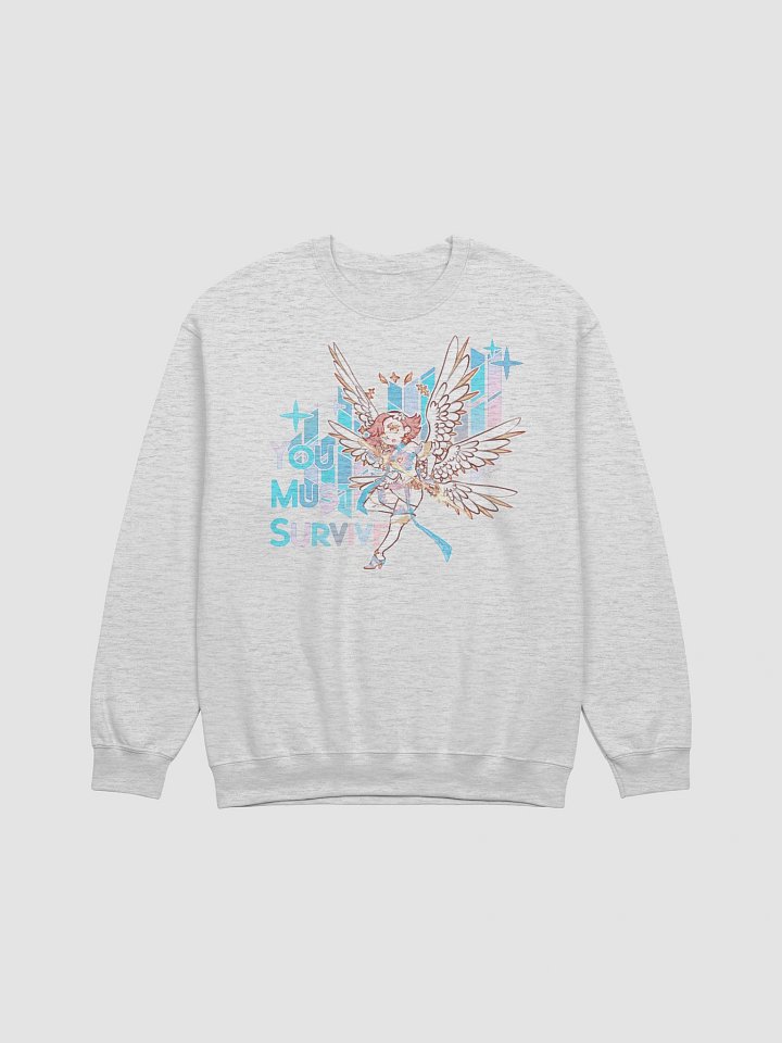 "YOU MUST SURVIVE" STAINED GLASS sweatshirt w/ Prism product image (1)