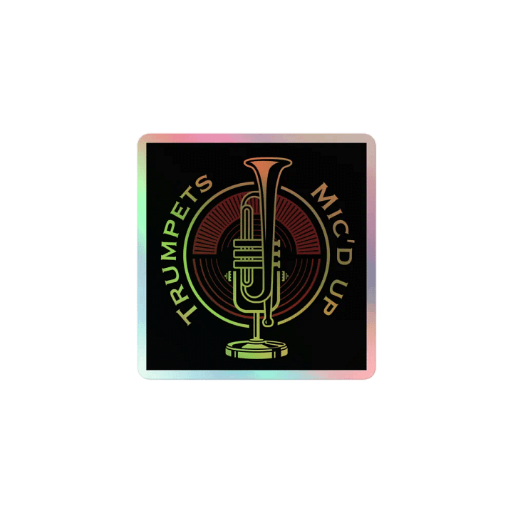 TMU Logo Holographic sticker product image (1)