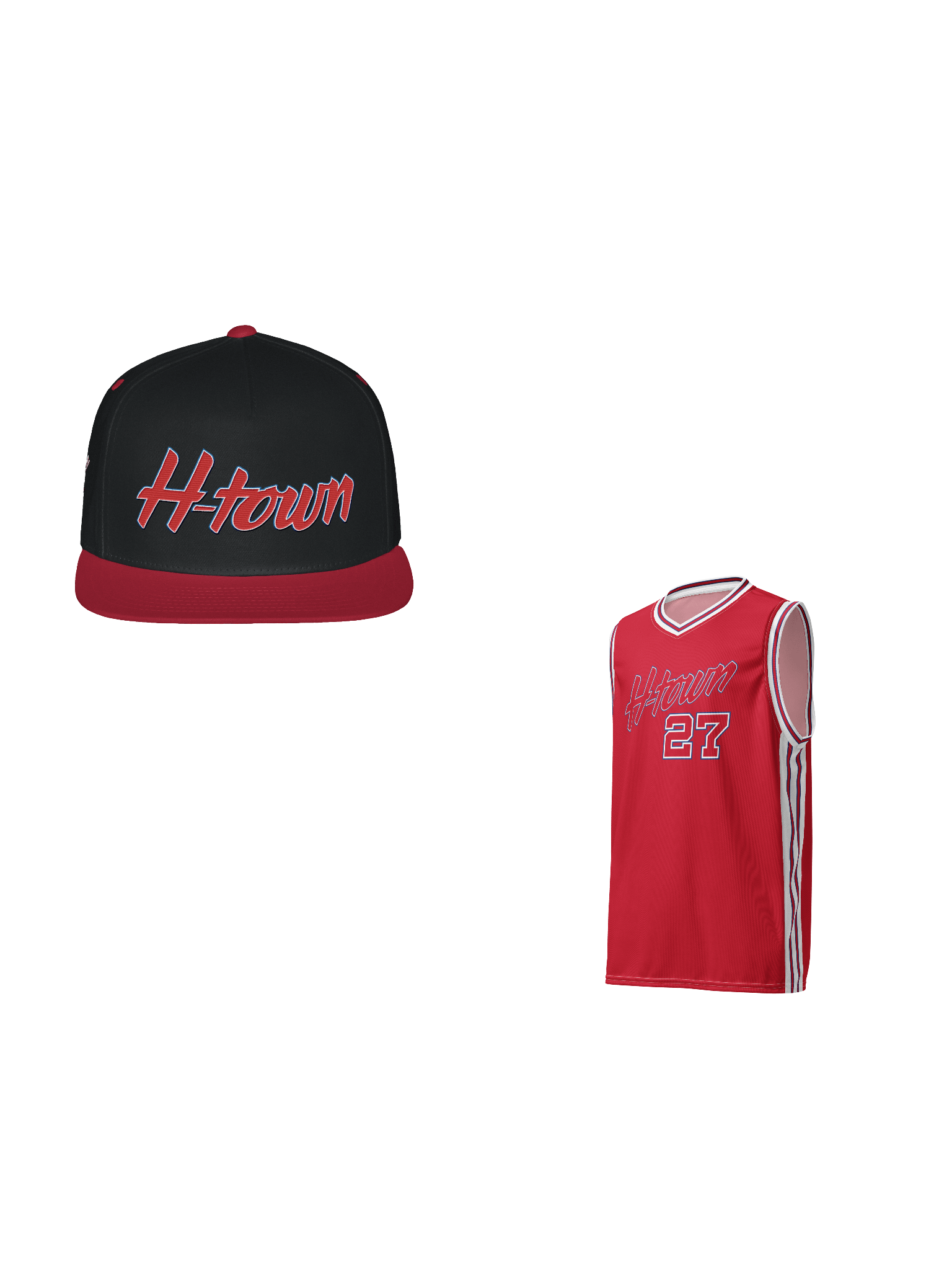 H-Town Coogs Jersey+Cap Bundle product image (1)