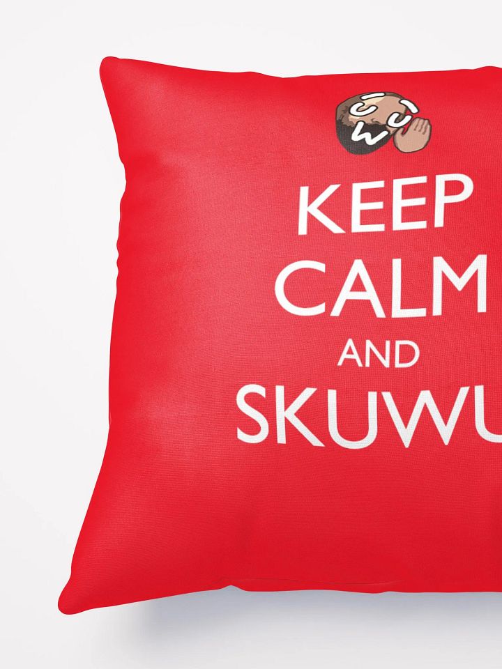 "Keep Calm and Skuwu" Throw Pillow product image (2)