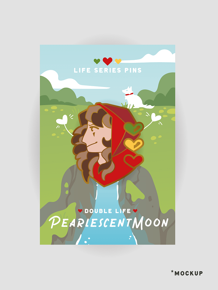 *PREORDER* PearlescentMoon - Hard Enamel Pin product image (1)