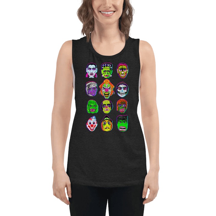 Horror Icons Women's Active Tank Top product image (1)