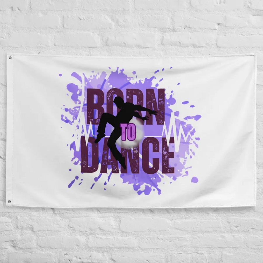 Born to Dance His Silhouette Flag product image (10)