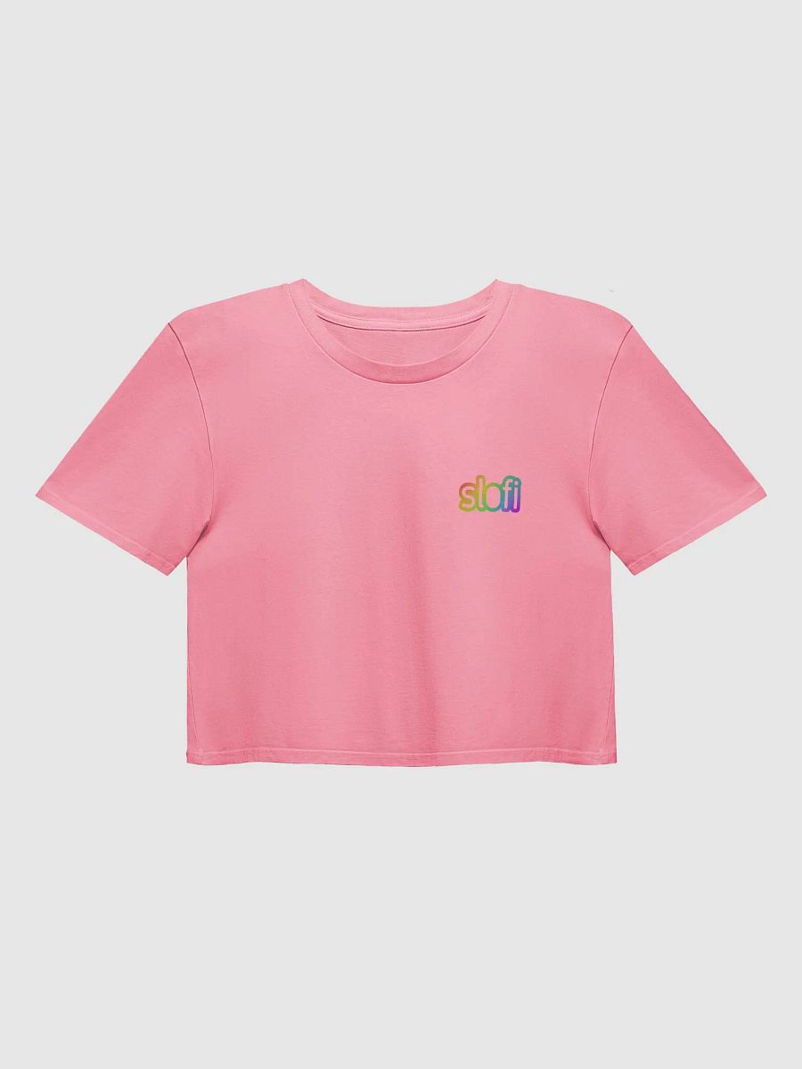 Slofi "Hyper Colour" Text Crop Top product image (1)