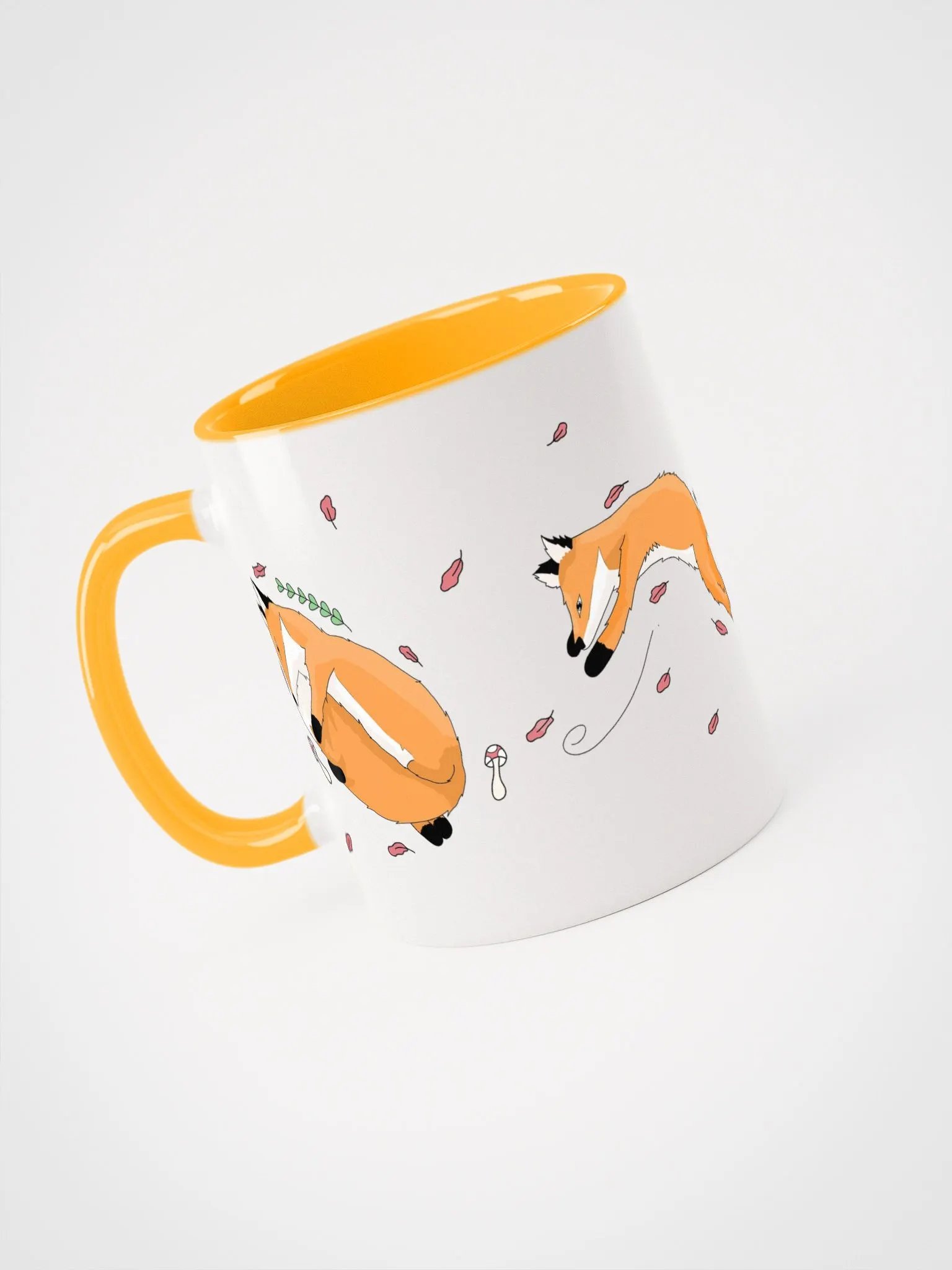 Fox Trio Delight Ceramic Mug product image (8)