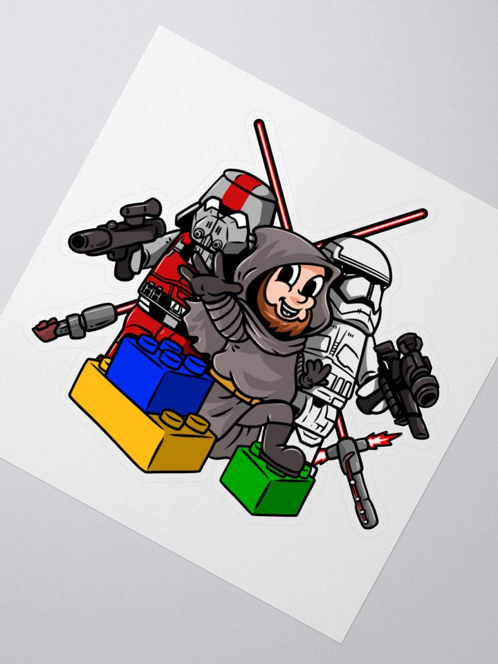 Cartoon lego Sticker product image (4)