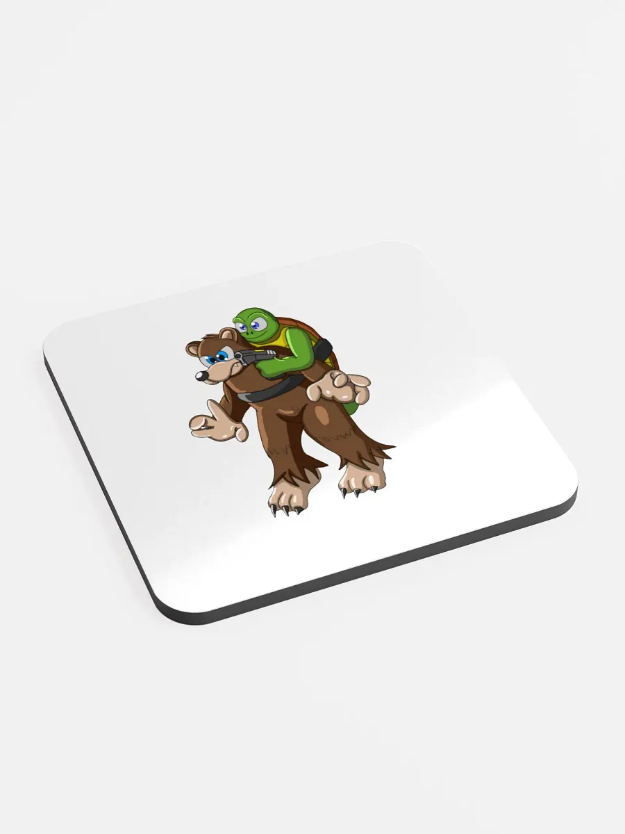 Cub Glossed Cork Coaster product image (2)