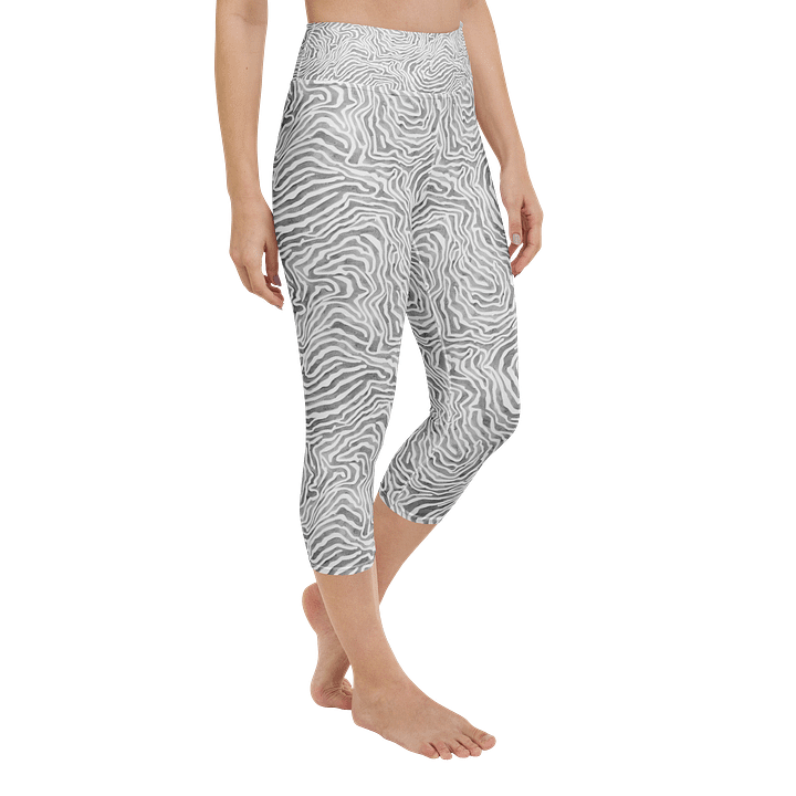 Light Grey Snake Capri Leggings product image (2)