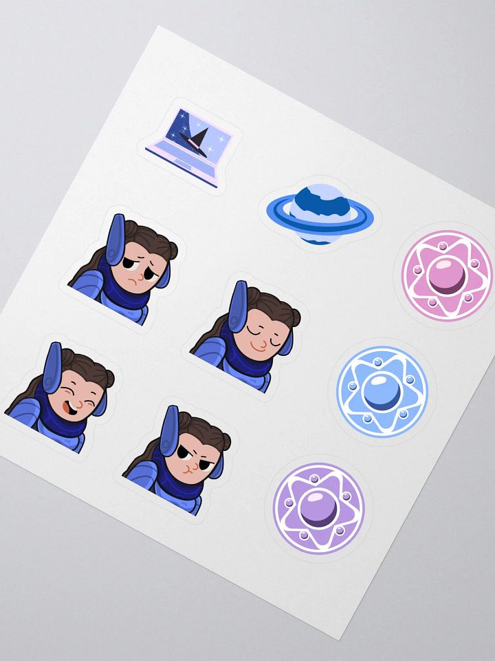 Kaza's Twitch Emotes Sticker Sheet product image (2)