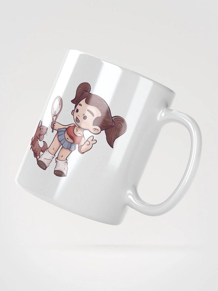 She & Her Pet | White Glossy Mug product image (4)