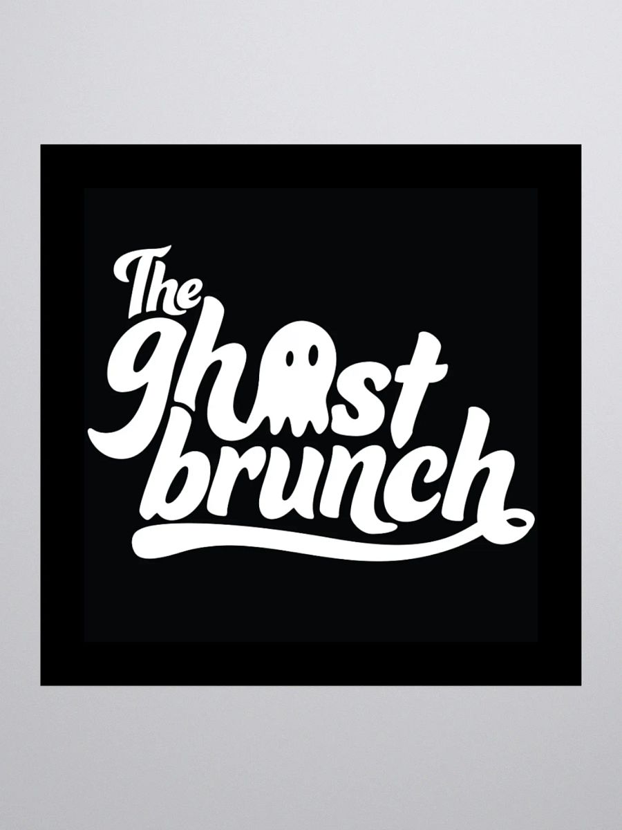 The Ghost Brunch 3"x3" sticker product image (1)