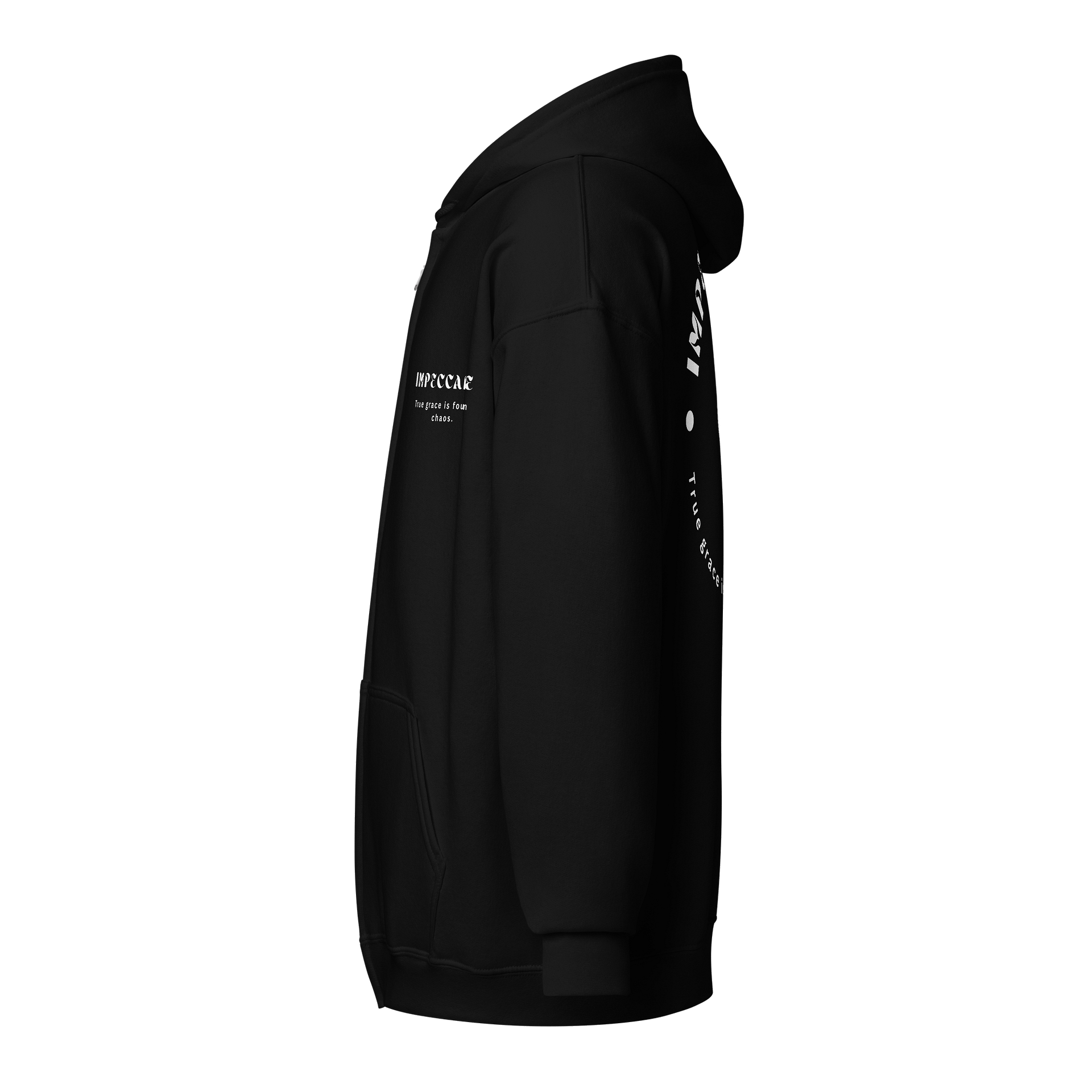 Impeccable - True Grace Is Found In Chaos Zip Up Hoodie product image (3)