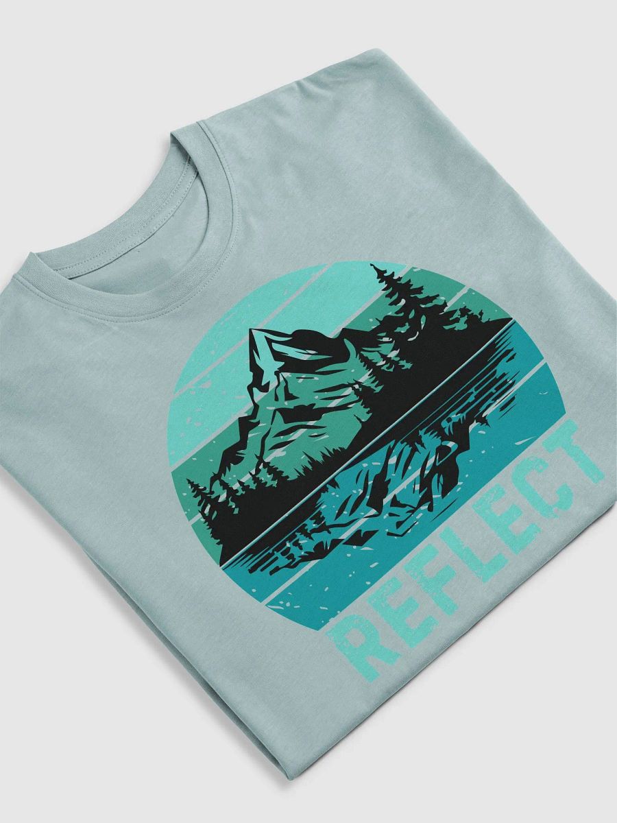 Reflect Vintage Sunset Mountain Lake Forest T-shirt product image (5)