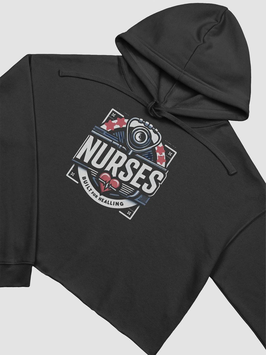 NURSES: Built for Healing Crop Hoodie product image (10)