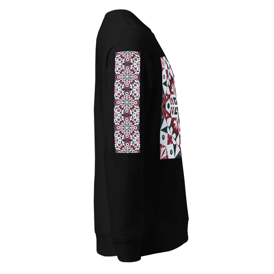 Kaleidoscopic Snowflake Unisex Sweatshirt product image (4)