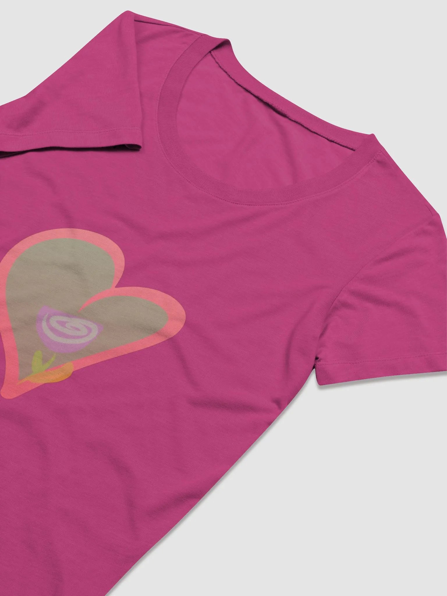 Rose in Heart T-shirt product image (20)