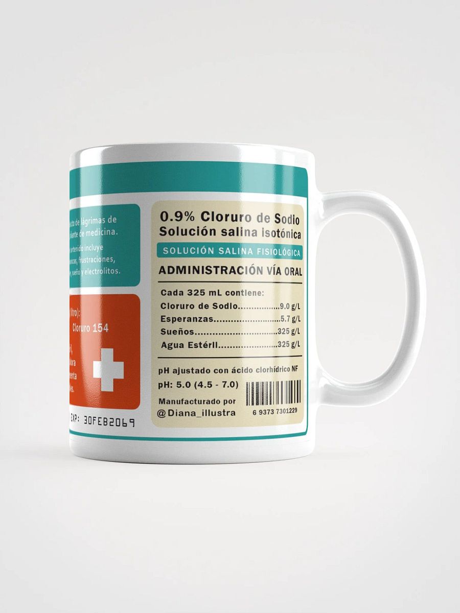 "Lágrimas de estudiante de medicina" (SPANISH) Ceramic mug product image (5)