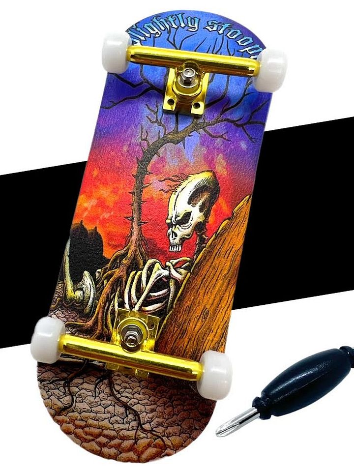 LC BOARDS X SLIGHTLY STOOPID 98X34 CLOSER TO THE SUN FINGERBOARD COMPLETE product image (1)