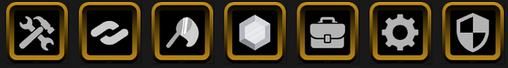 Black and Gold Role Icons product image (1)