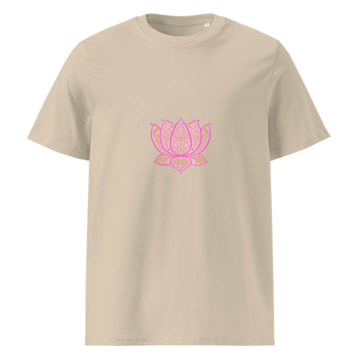 Golden Lotus Unisex Organic T-Shirt product image (1)