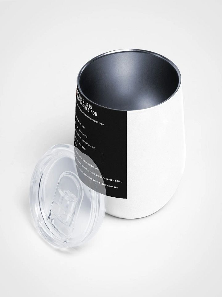 HR Responsibilities Unveiled: Wine Tumbler Edition product image (1)