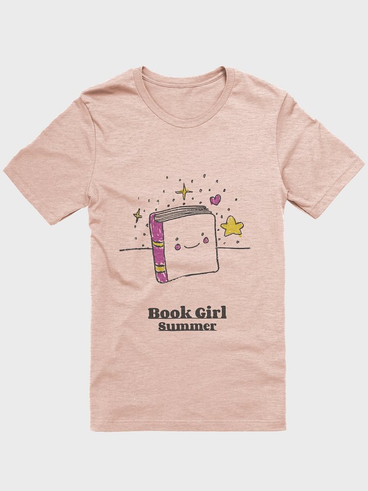 Blushing Book Girl T-Shirt product image (1)