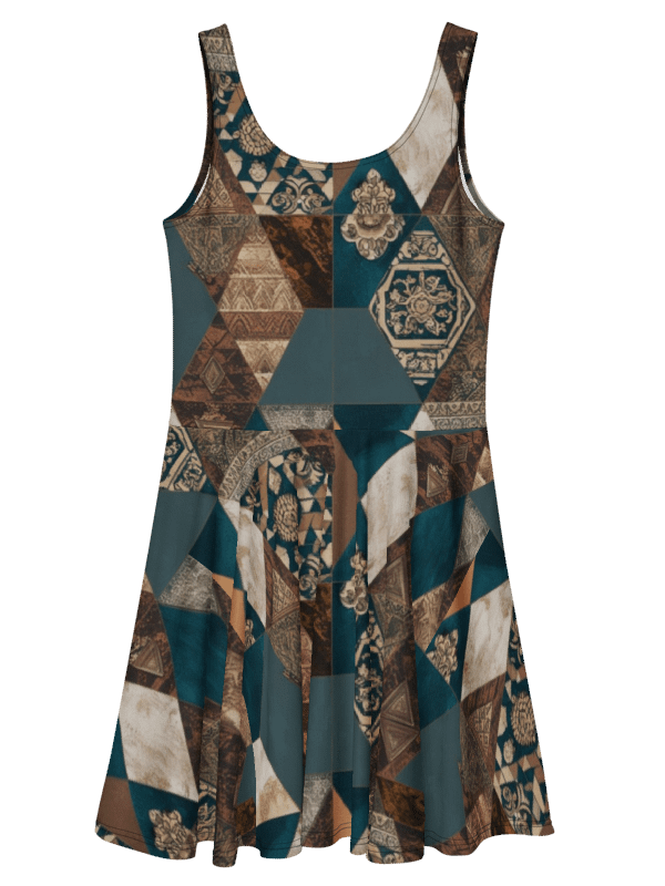 Emerald Goddess Skater Dress product image (3)