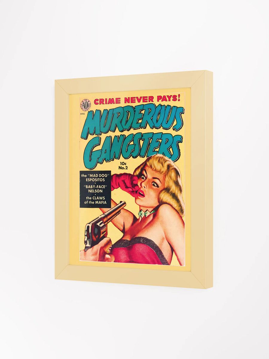 Dramatic Gangster Comic Book Poster product image (61)