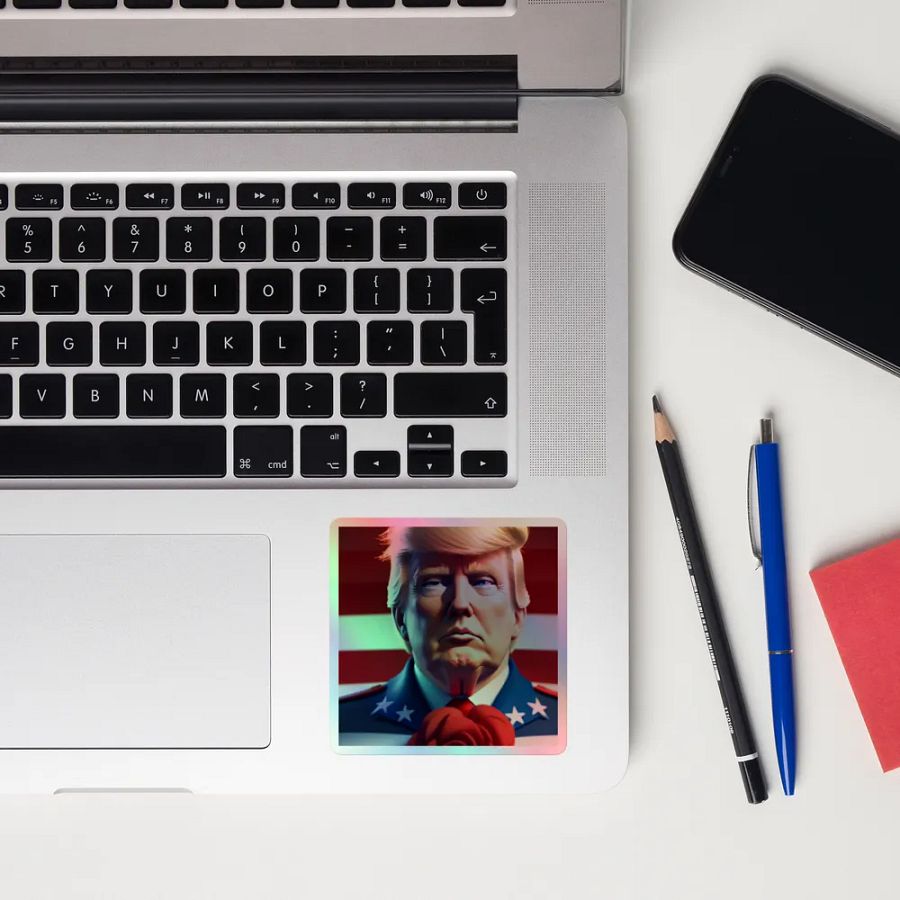 Country Trump Holographic Sticker product image (12)