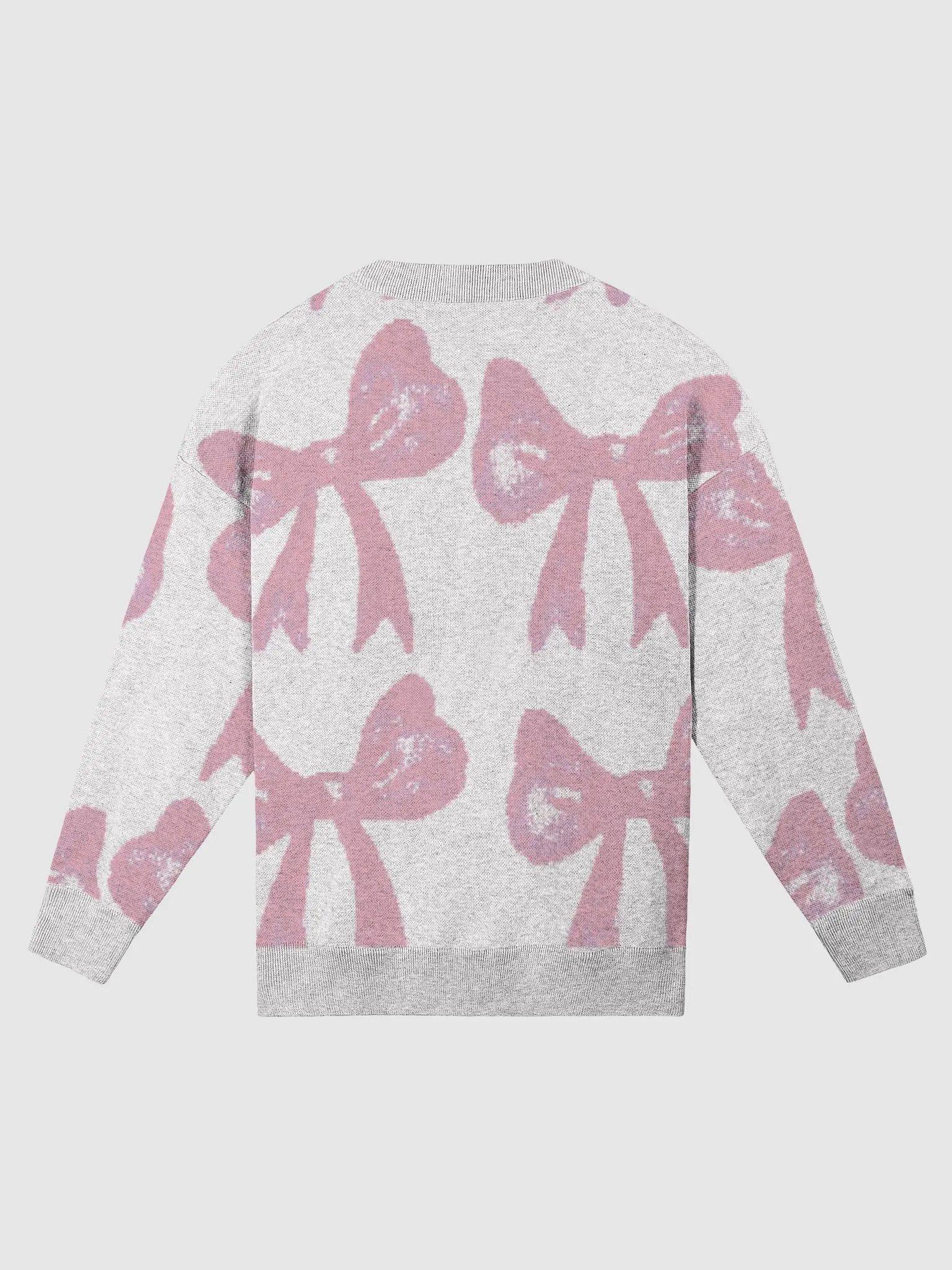 Pink Bow Knit Sweater product image (7)