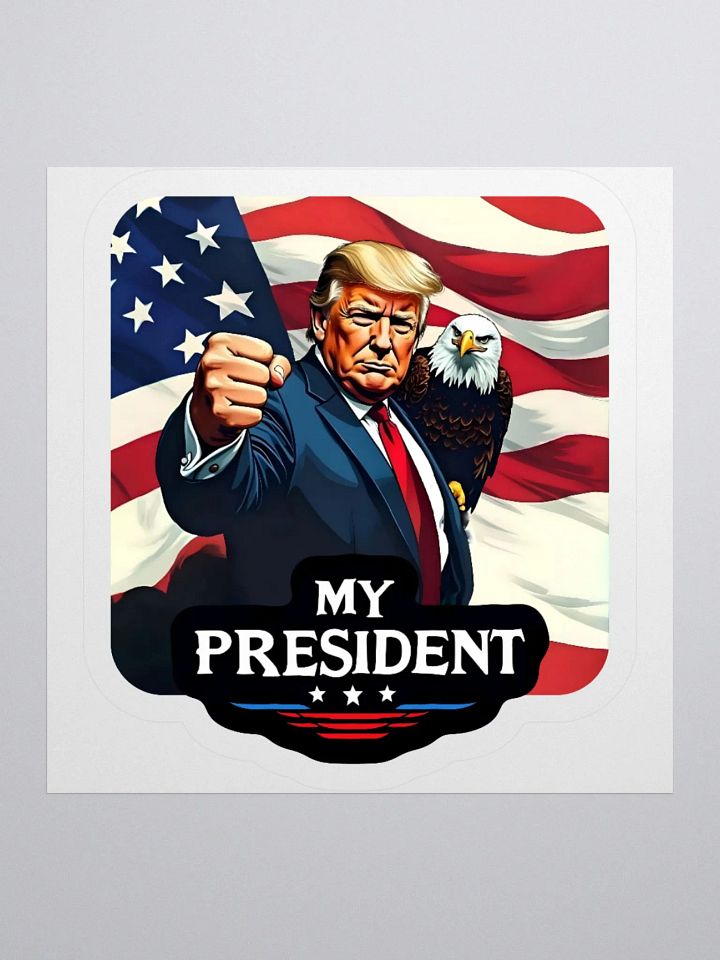 Sticker: Trump, with Eagle product image (1)