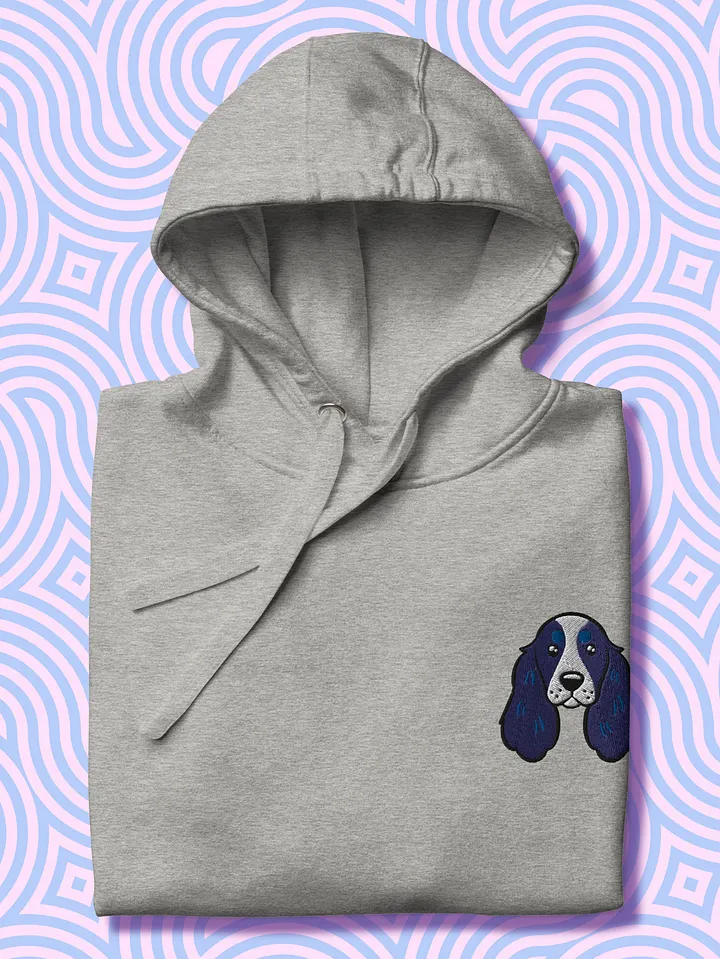 Cute English Cocker Spaniel Embroidered Premium Hoodie product image (2)