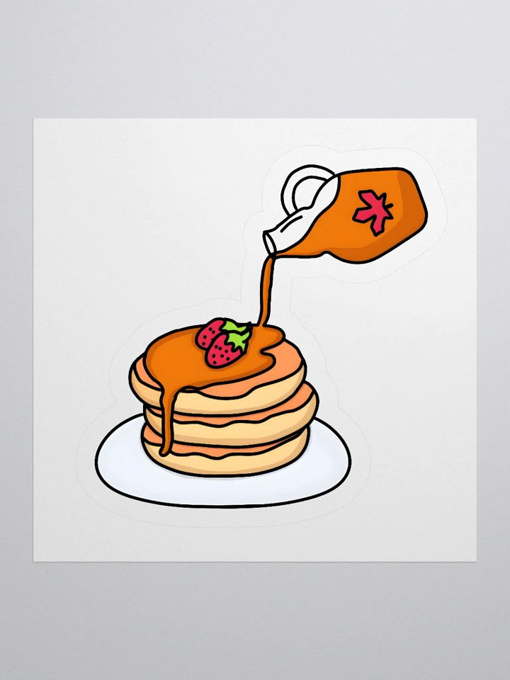 Maple Drizzle Pancake Delight Sticker product image (1)