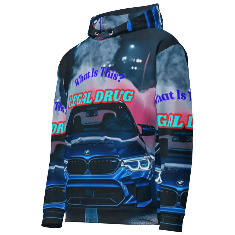 Mad For Mystic Beamer Ride "Legal Drug" All-Over Printed Unisex Hoodie product image (11)