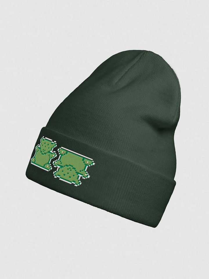 Pixel Alien embroidered beanie product image (3)