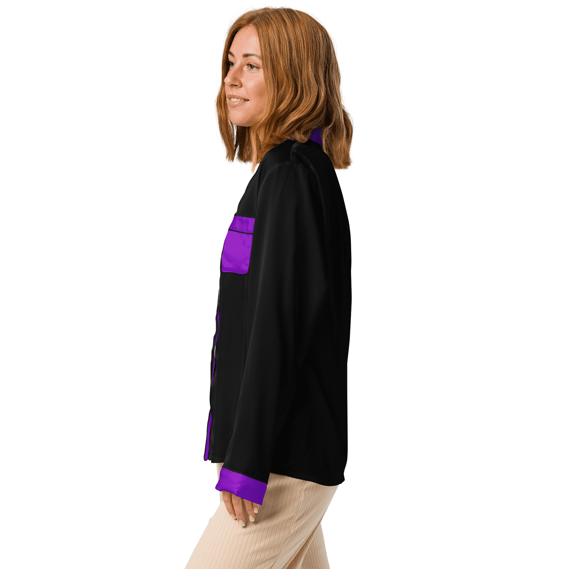 WILLOWISP Super Spy Solid Long Sleeve Pajama Top product image (4)