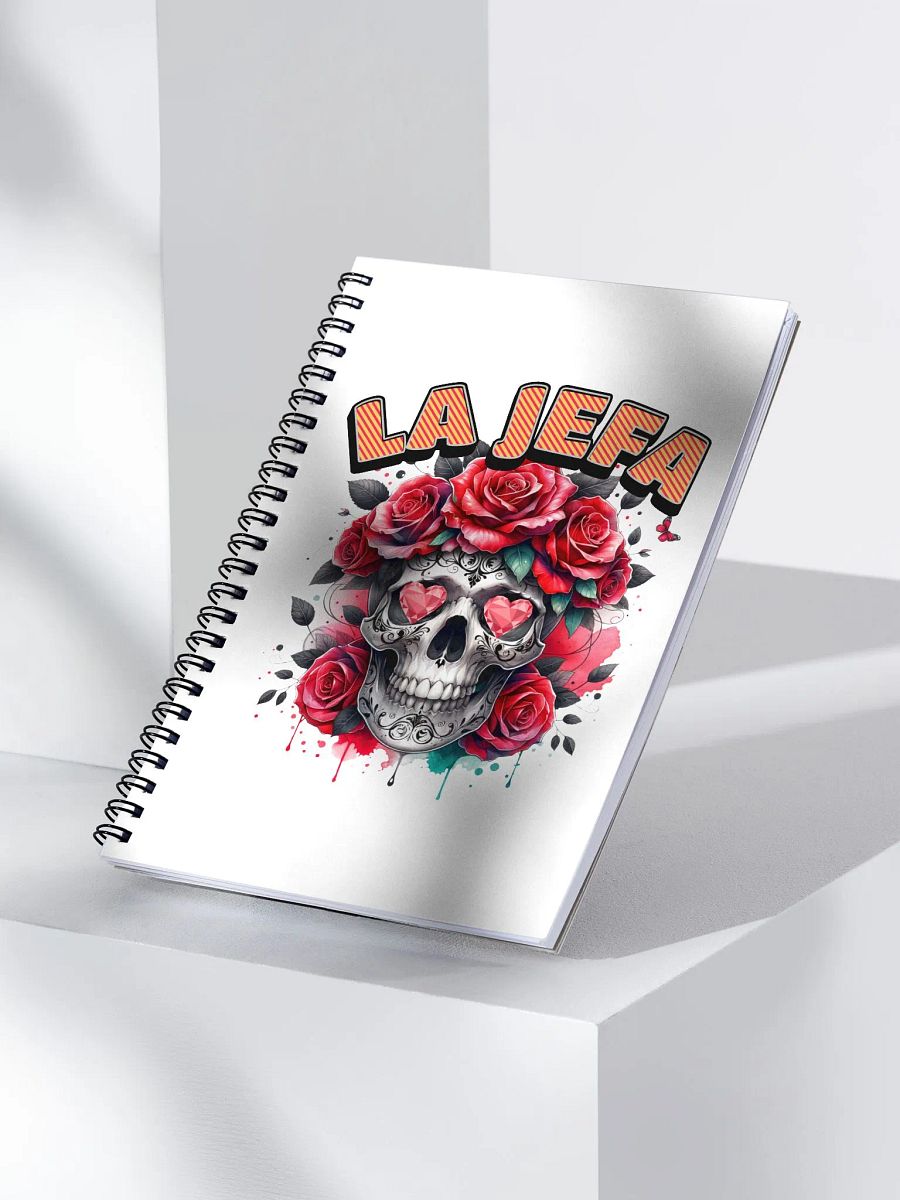 La Jefa Skull The Boss Spiral Notebook product image (2)