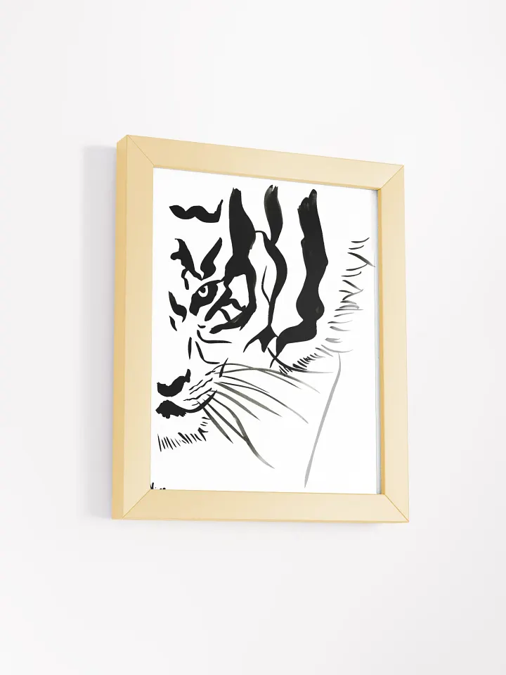 Face Of The Tiger Framed Print product image (2)