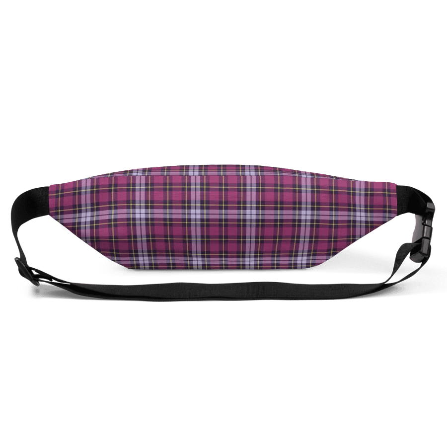 Bright Purple Plaid Fanny Pack product image (4)