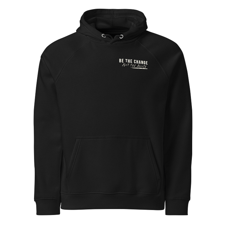 Depth Over Dazzle Hoodie – “Think Deeper” | Empowerment Organic & Recycled Raglan Hoodie — Fulfilled in EU, US & UK product image (1)