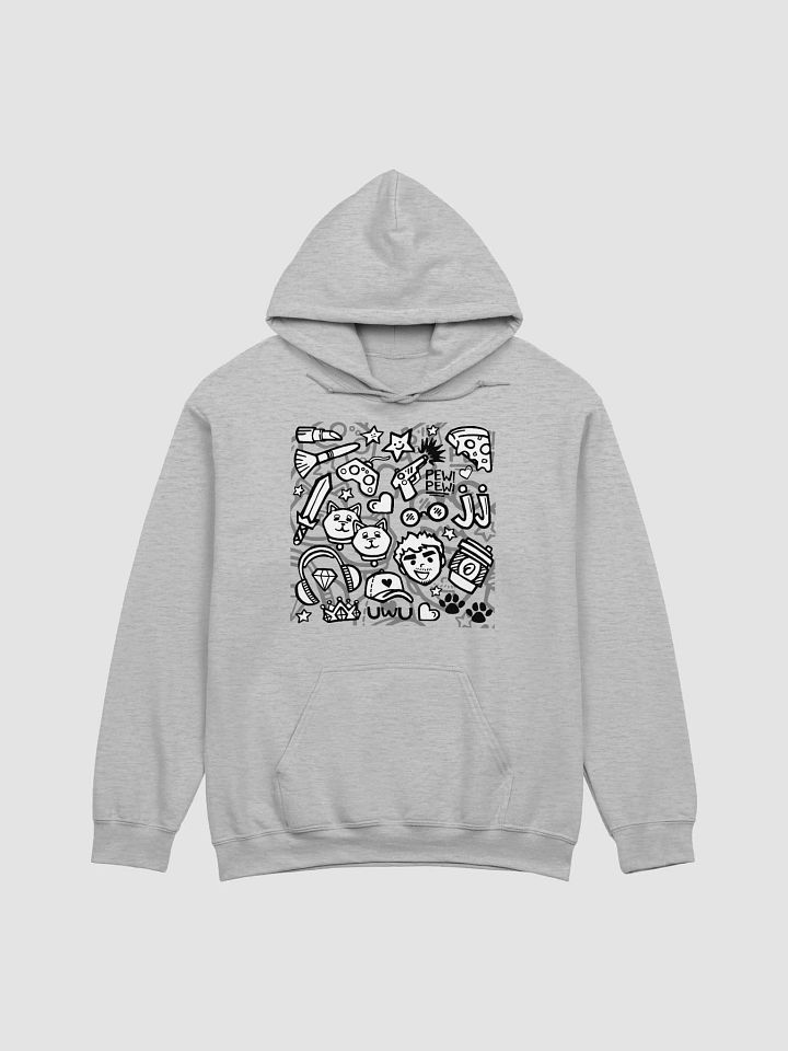 J-Doodle Sweatshirt (Heather Grey) product image (2)