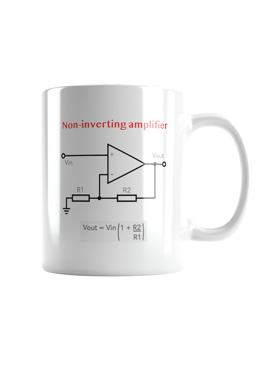 Operational Amplifier (Inverting and non-inverting) Mug product image (3)