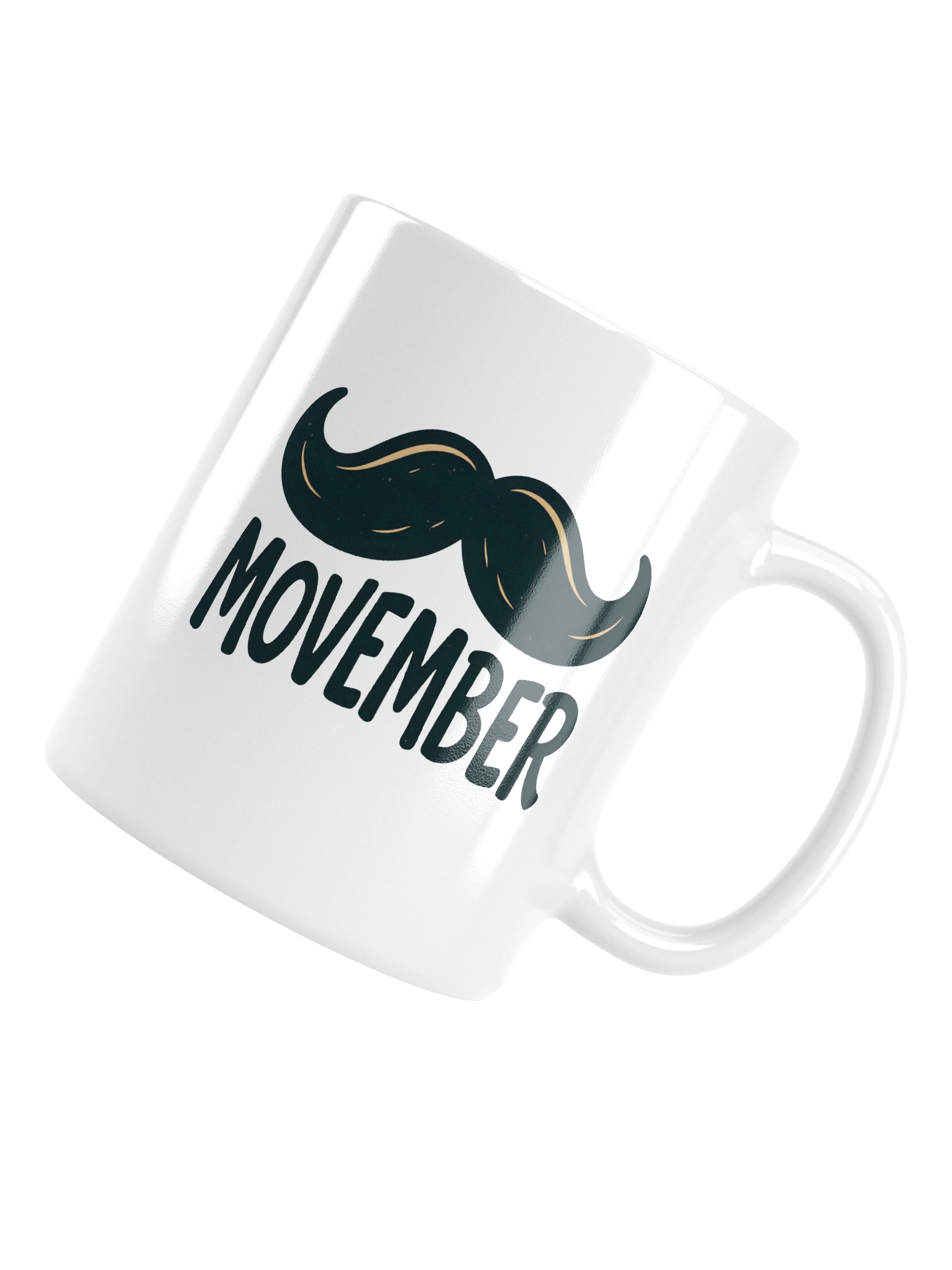 Classic Movember Moustache Mug - Men's Health Awareness Coffee Cup product image (13)