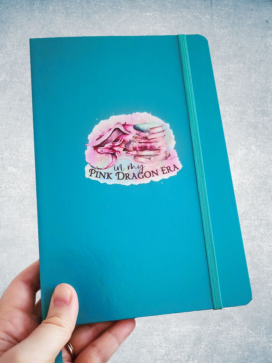 Elven Heartbound Notebook ~ "In my Pink Dragon Era" product image (1)