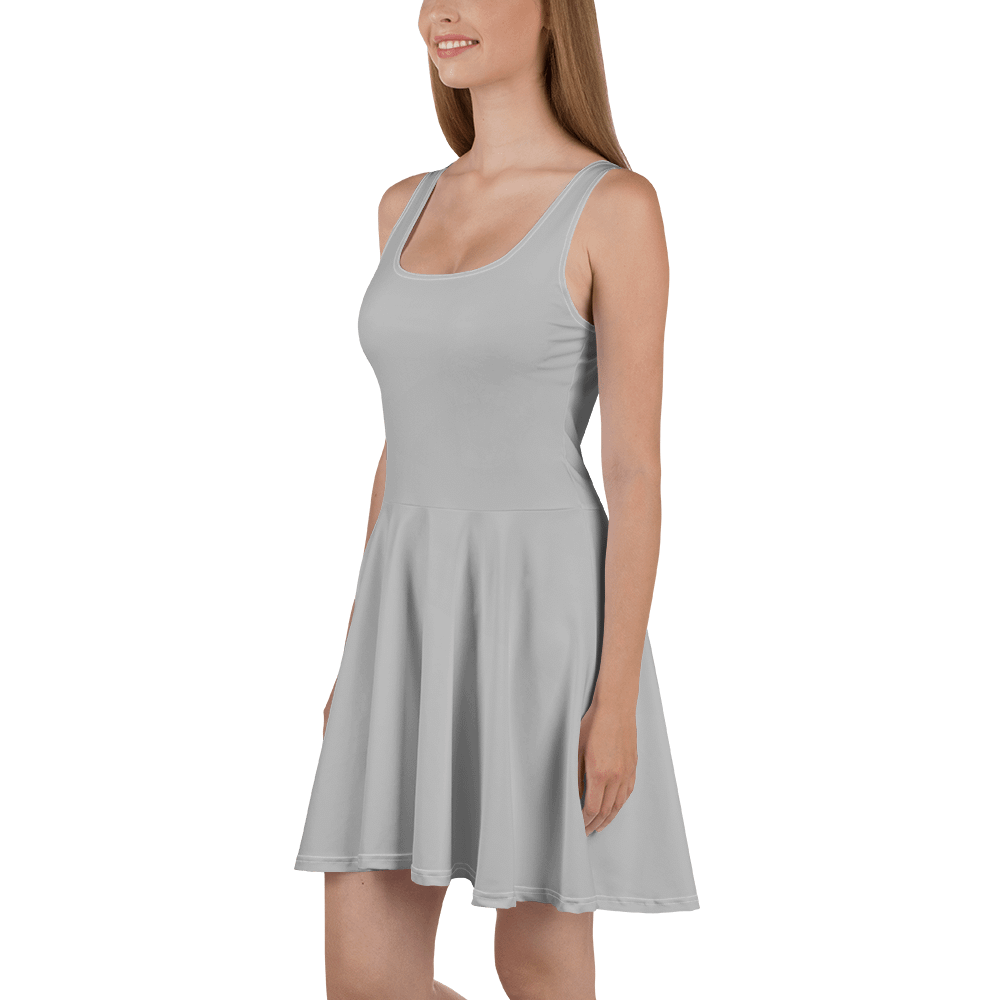 Gray Mirage Sleeveless Skater Dress product image (1)