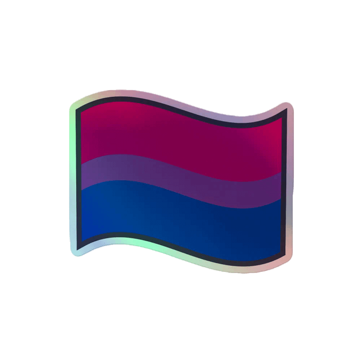 Holographic Pride Flag Sticker Set product image (2)