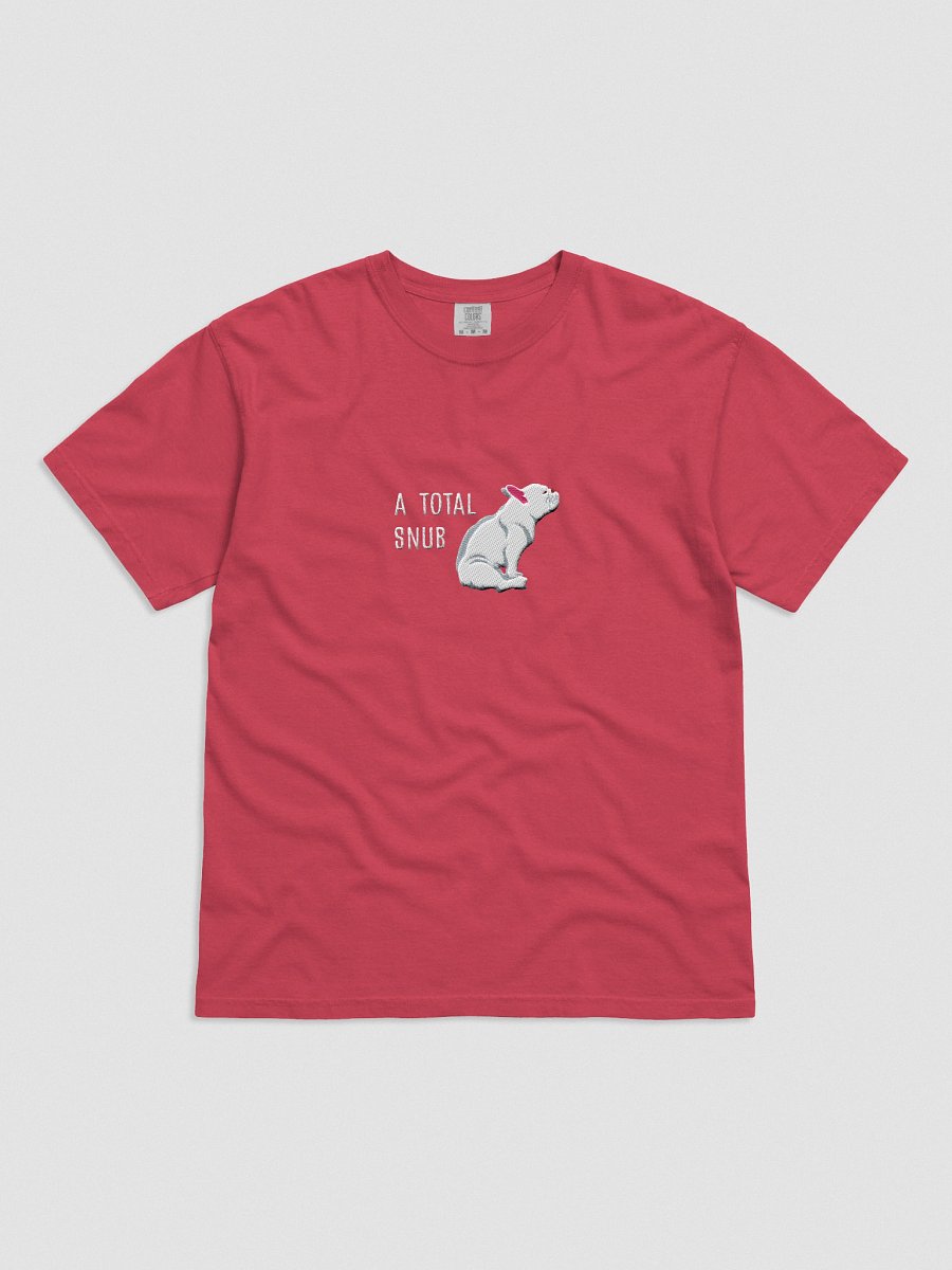 A Total Snub T-Shirt(Embroidered) of a French Bulldog(White) product image (51)
