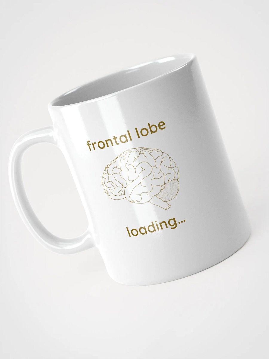 frontal lobe loading... mug (mustard) product image (7)