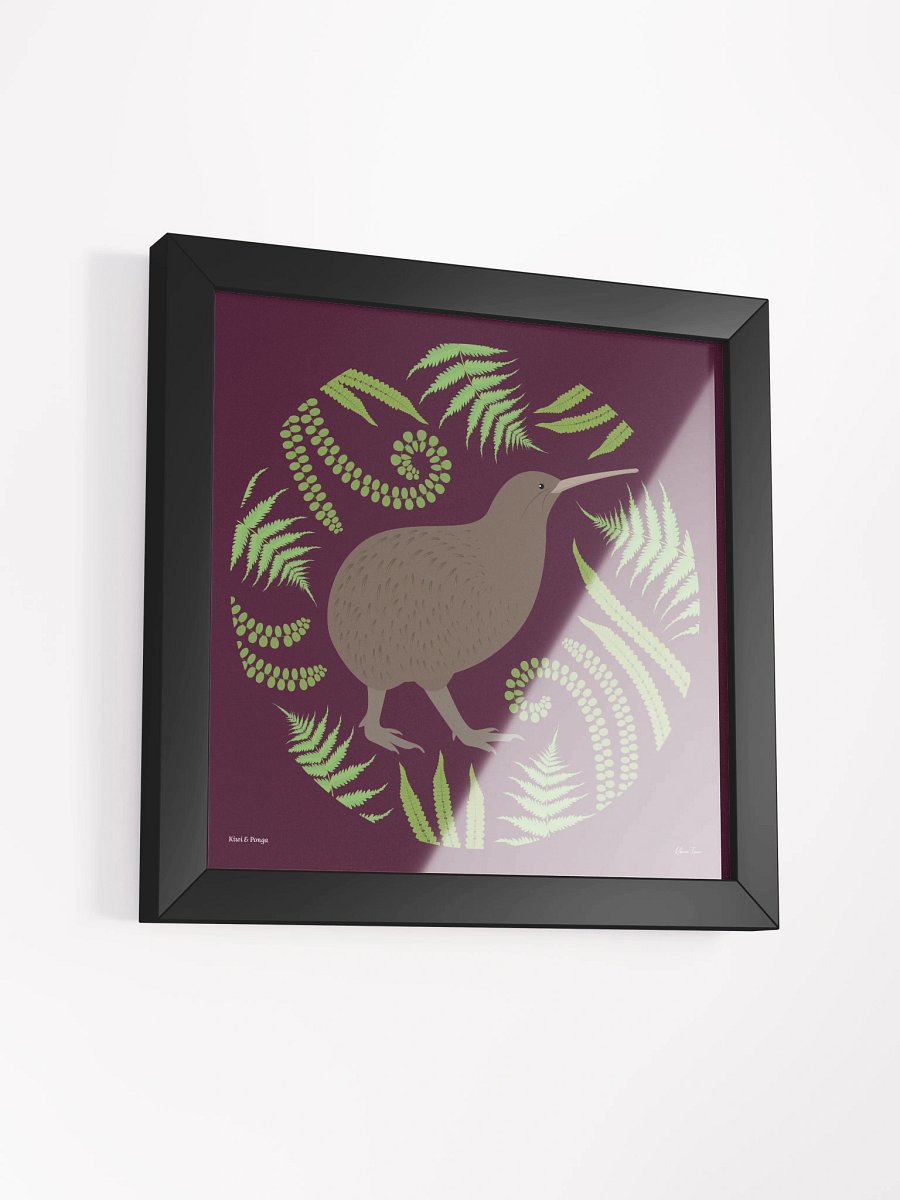 Kiwi and Fern Framed Wall Art product image (33)