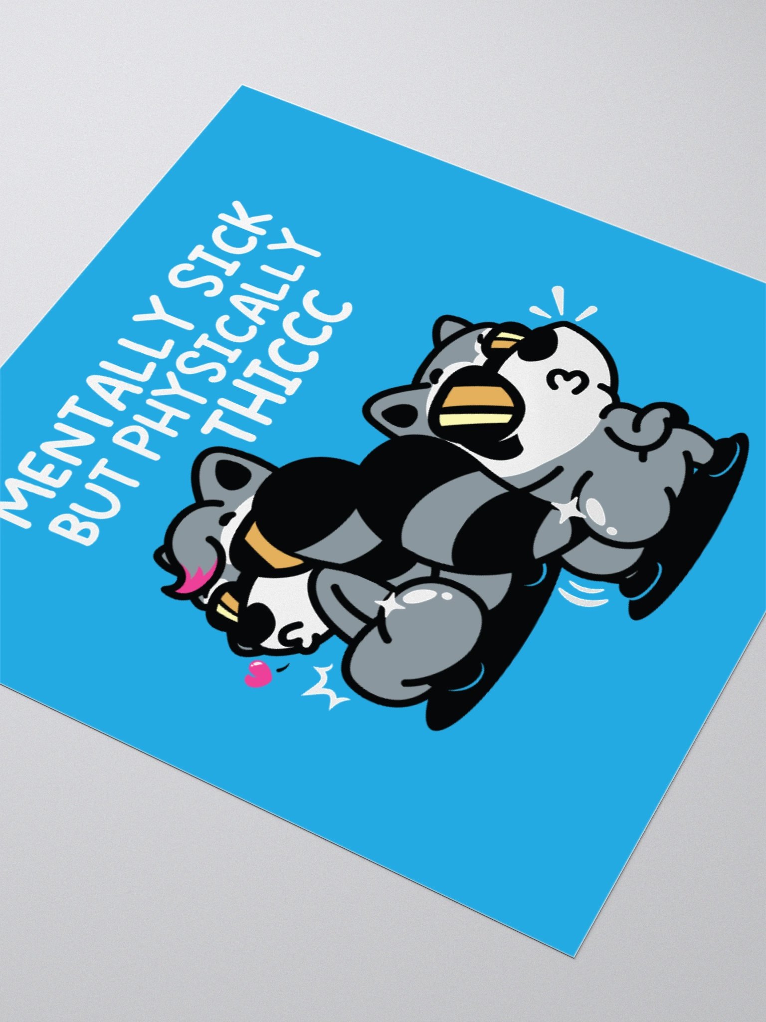 Physically Thiccc Sticker product image (4)
